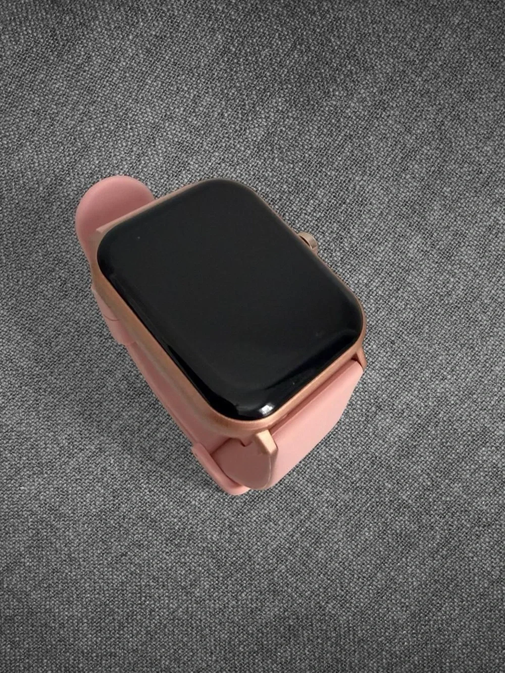 Pink Smartwatch with Rose Gold Case - Unbranded